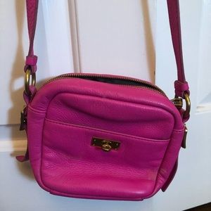 Jcrew pink cross body bag